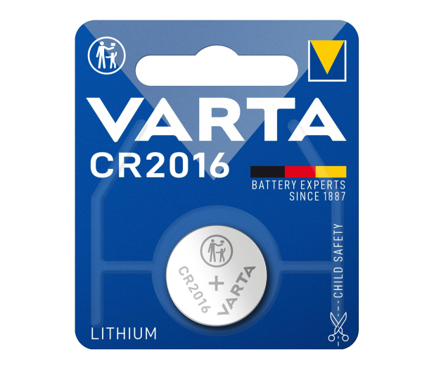 VARTA Litowe Baterie Pastylkowe CR2016 (1 szt.) 6016112401 - 1456628 - zdjęcie